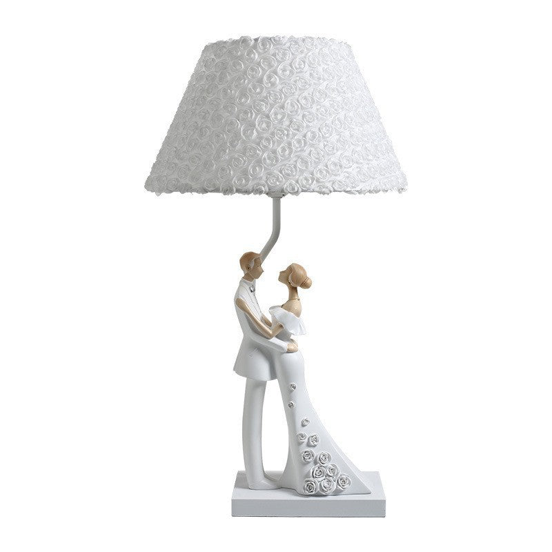 Frustum Cone Resin Bedroom Table Lamp