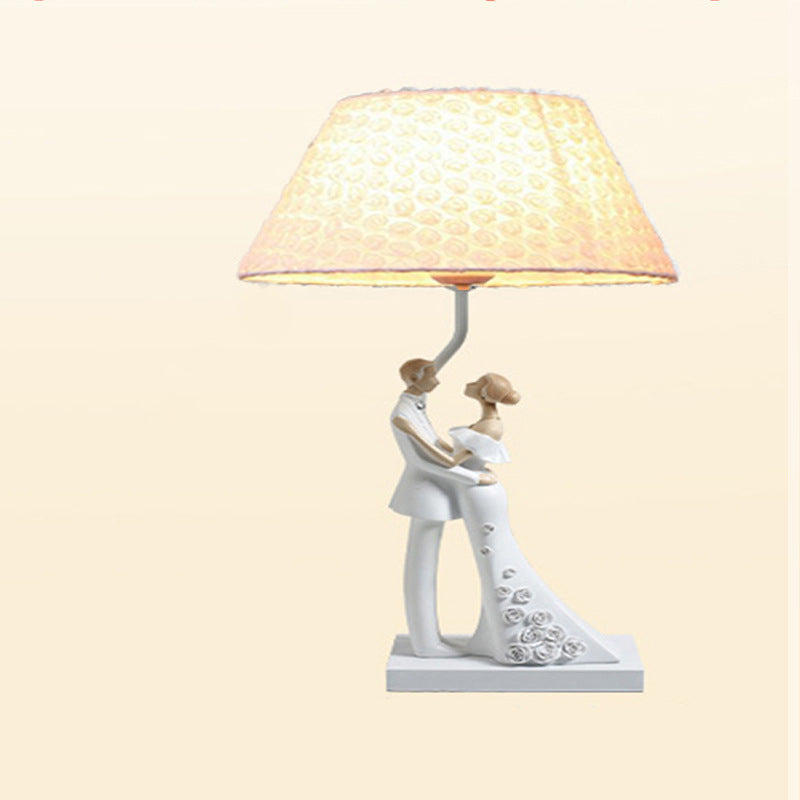 Frustum Cone Resin Bedroom Table Lamp