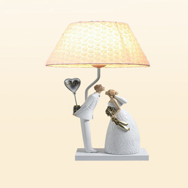 Frustum Cone Resin Bedroom Table Lamp