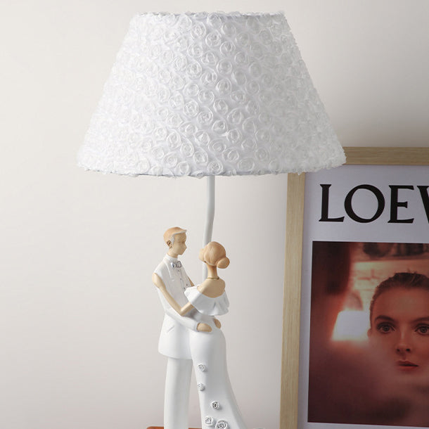 Frustum Cone Resin Bedroom Table Lamp