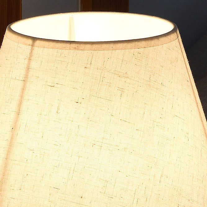 Frustum Cone Solid Wood Table Lamp