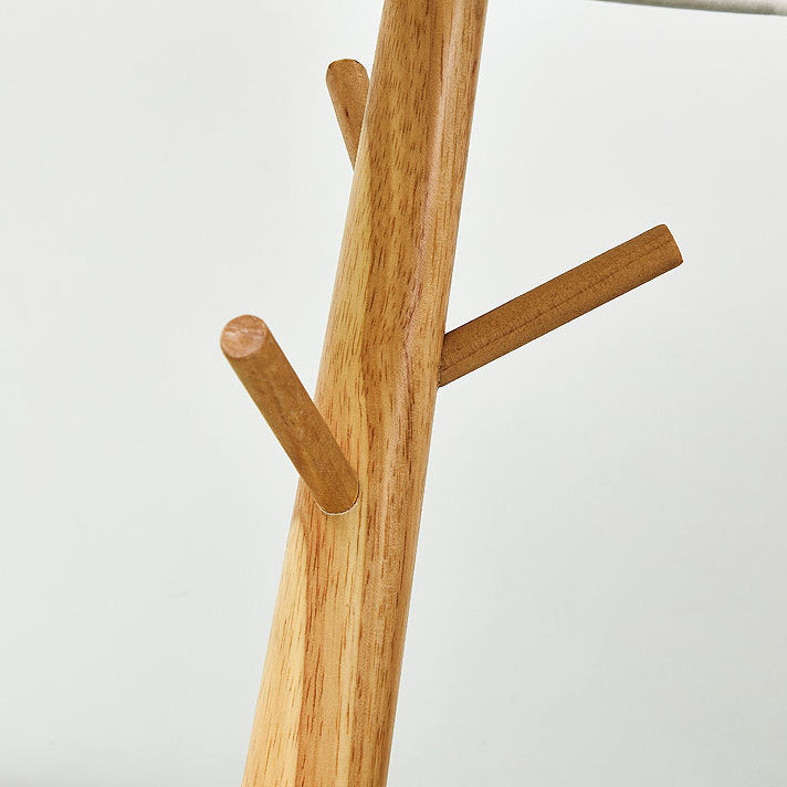 Frustum Cone Solid Wood Table Lamp