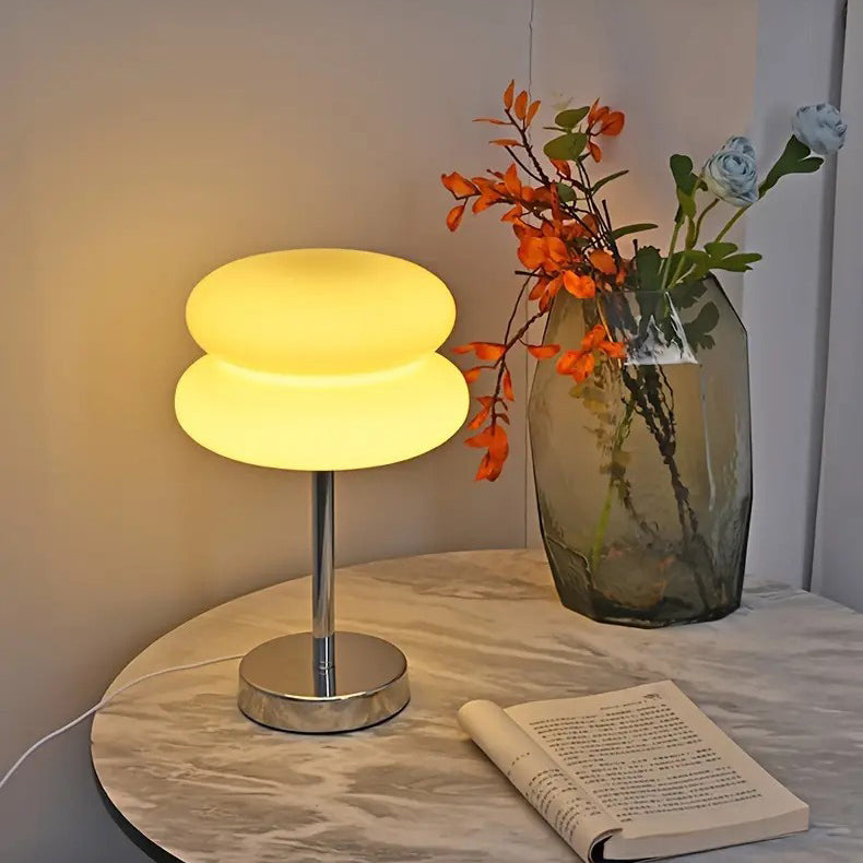 Tart Iron Glass Bedroom Table Lamp