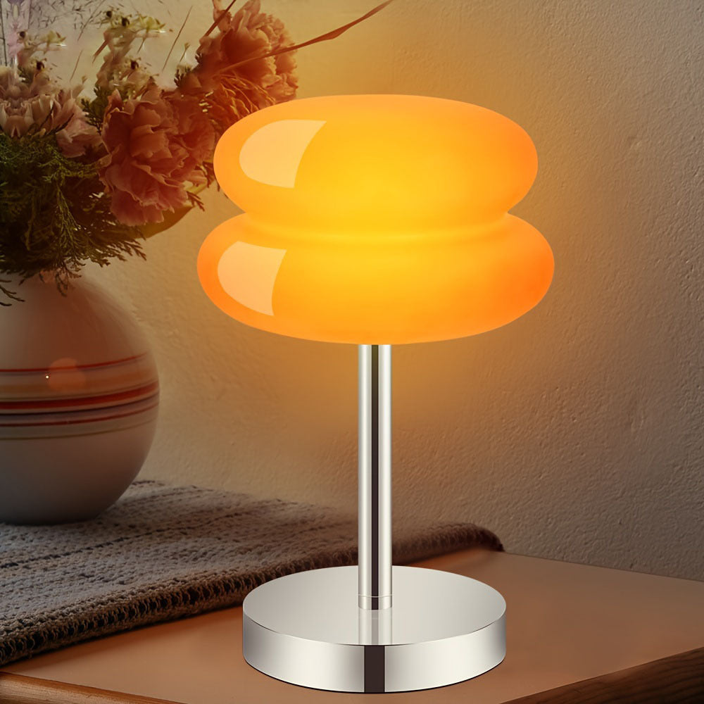 Tart Iron Glass Bedroom Table Lamp