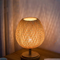 Jar Bamboo Solid Wood Table Lamp