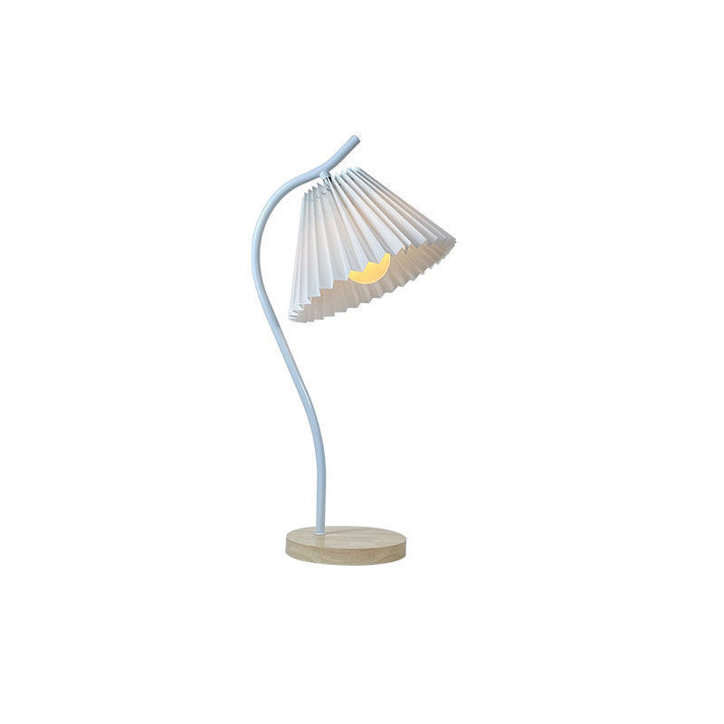 Frustum Cone Iron Fabric Table Lamp