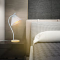 Frustum Cone Iron Fabric Table Lamp