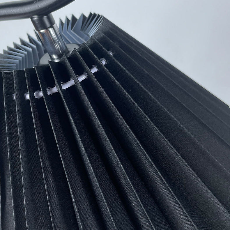 Frustum Cone Iron Fabric Table Lamp