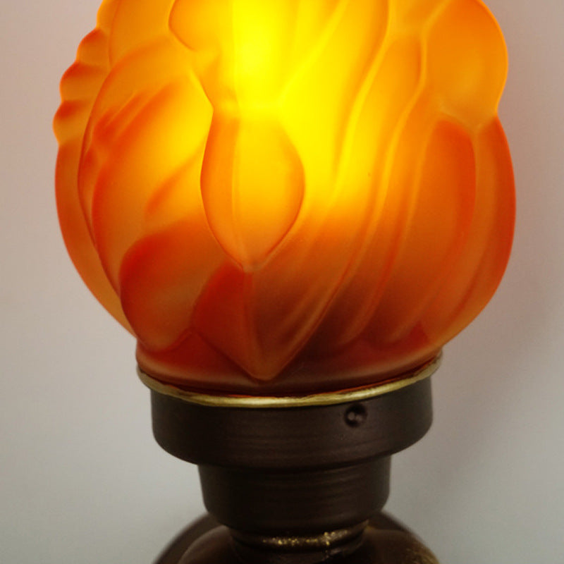 Torchbearer Aluminum Glass Hallway Wall Lamp