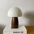 Mushroom Paper Solid Wood Table Lamp