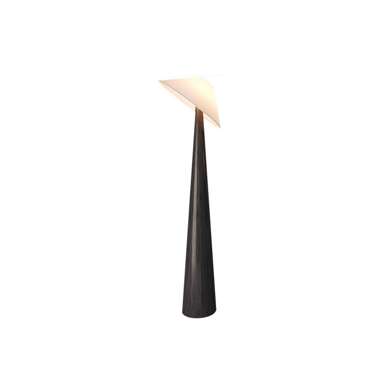 Traditional Vintage Cone Fabric Floor Lamp