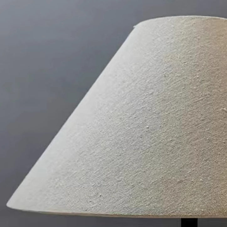 Frustum Cone Ceramic Fabric Table Lamp