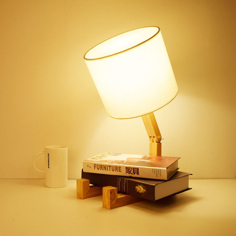 Humanoid Robot Fabric Solid Table Lamp