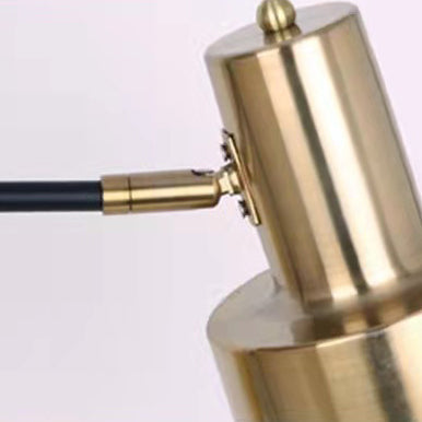 Cylinder Iron Metal Bedroom Table Lamp