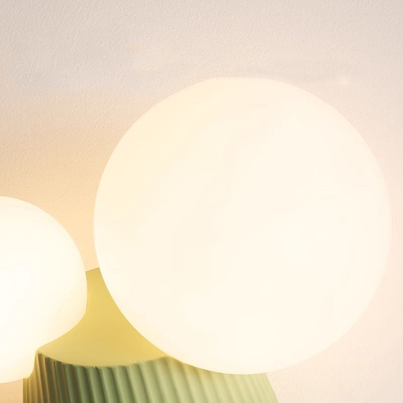 Cactus Cylinder Resin PE 2-Light Wall Lamp