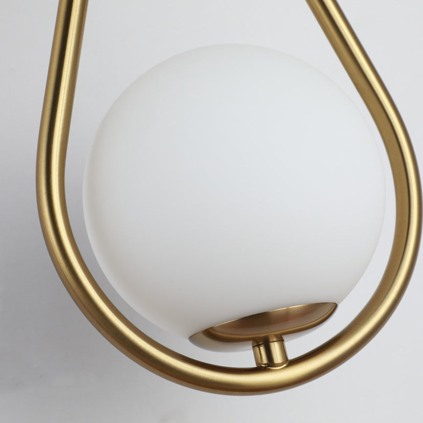 Water Drop Iron Glass Wall Lamp