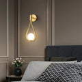 Water Drop Iron Glass Wall Lamp