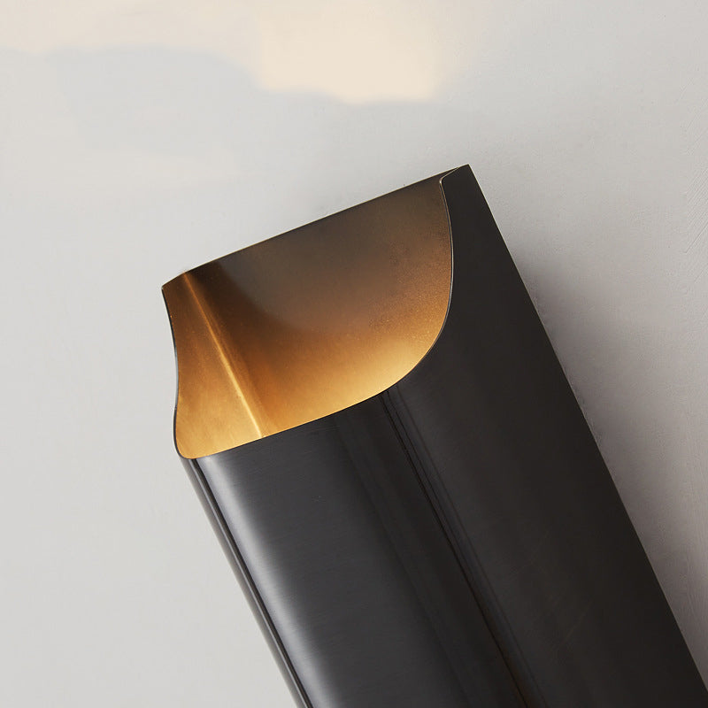 Rectangular Copper Hallway 2-Light Wall Lamp