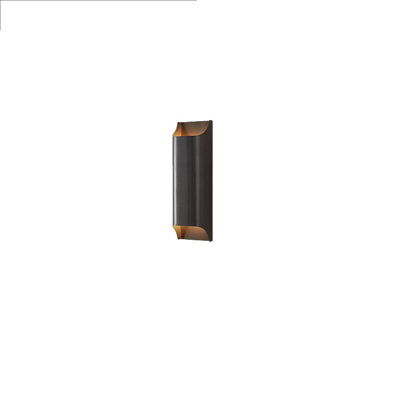 Rectangular Copper Hallway 2-Light Wall Lamp