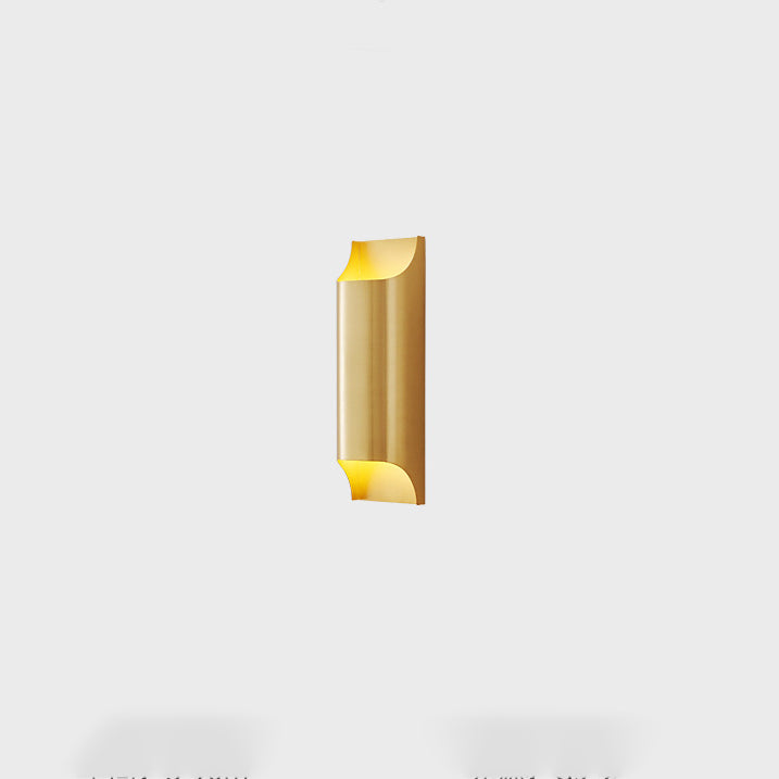 Rectangular Copper Hallway 2-Light Wall Lamp