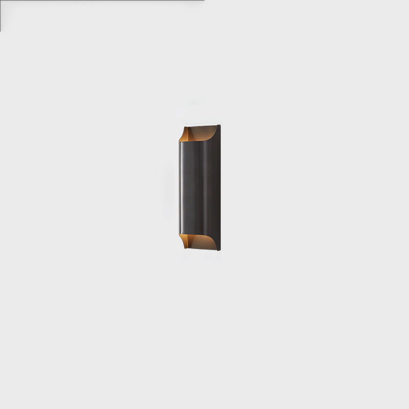 Rectangular Copper Hallway 2-Light Wall Lamp