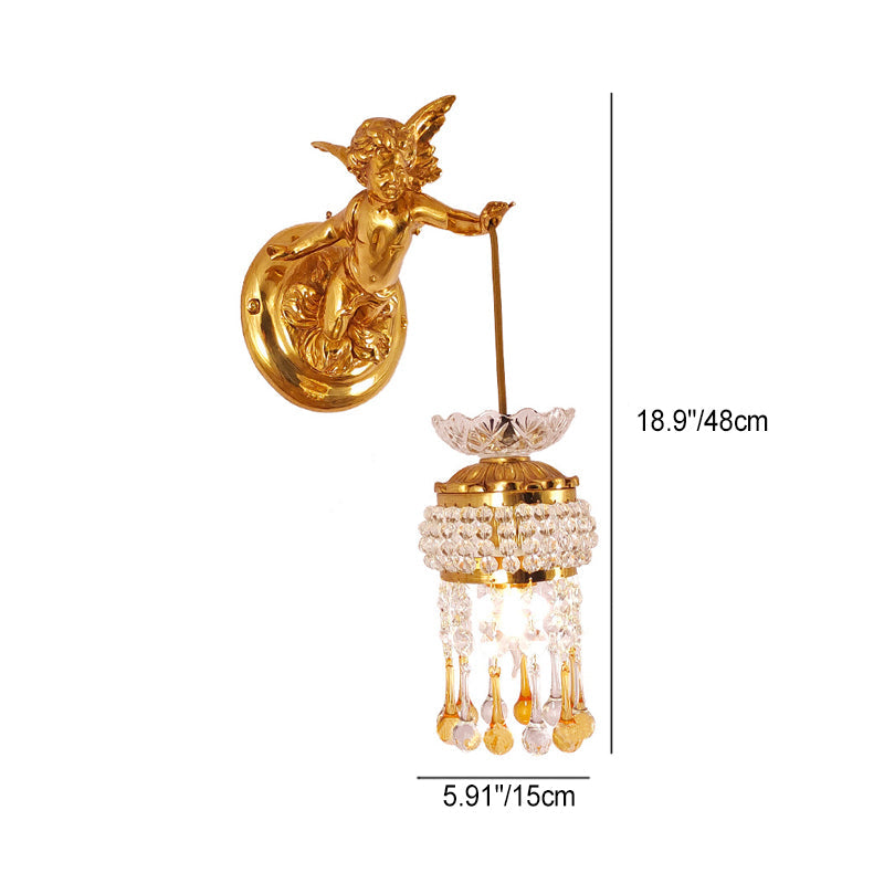 Angel Copper Living Room 2-Light Wall Lamp