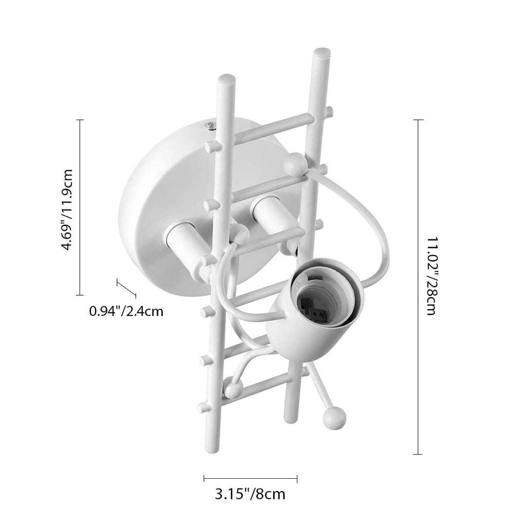 Matchmaker Staircase Iron Bedroom Wall Lamp