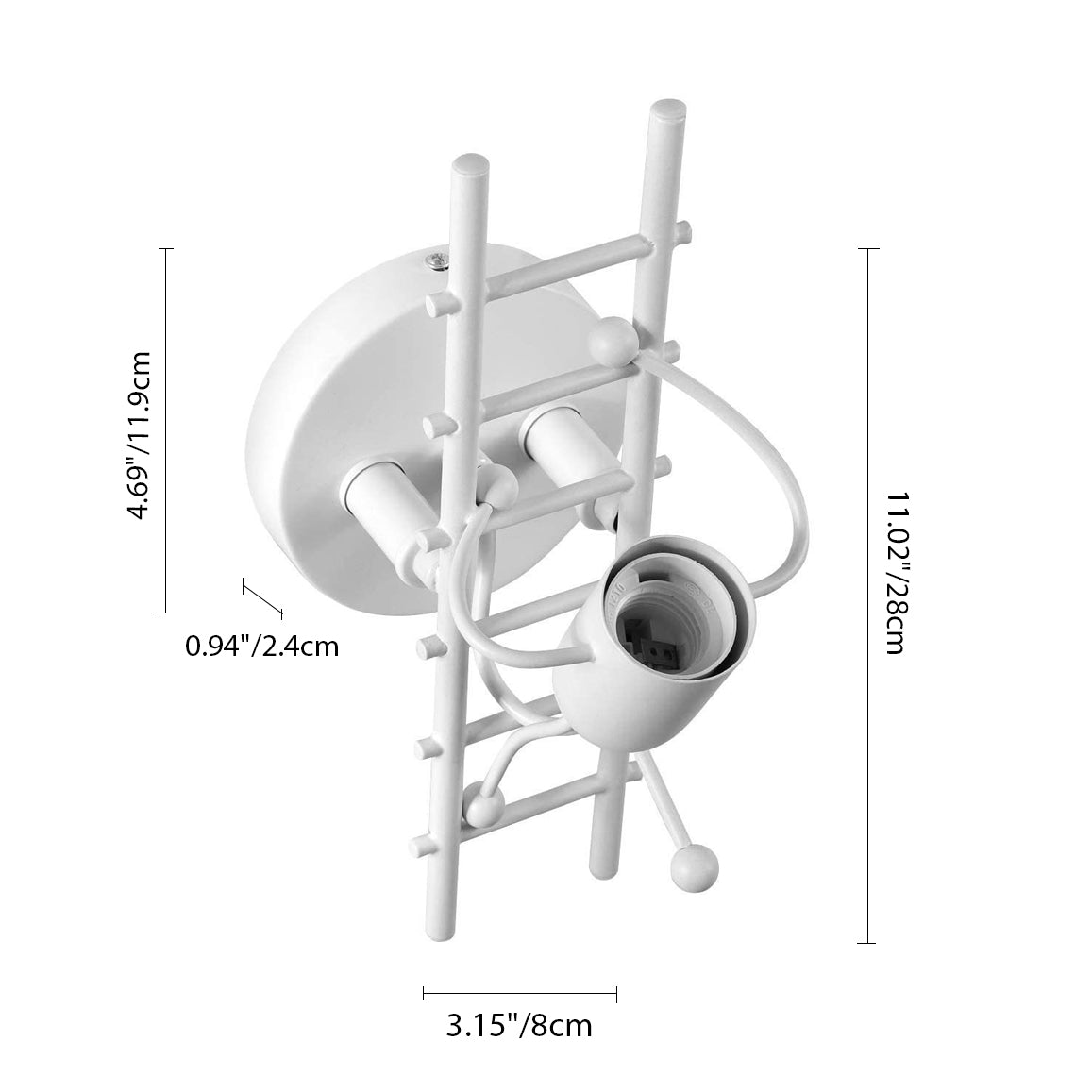 Matchmaker Staircase Iron Bedroom Wall Lamp