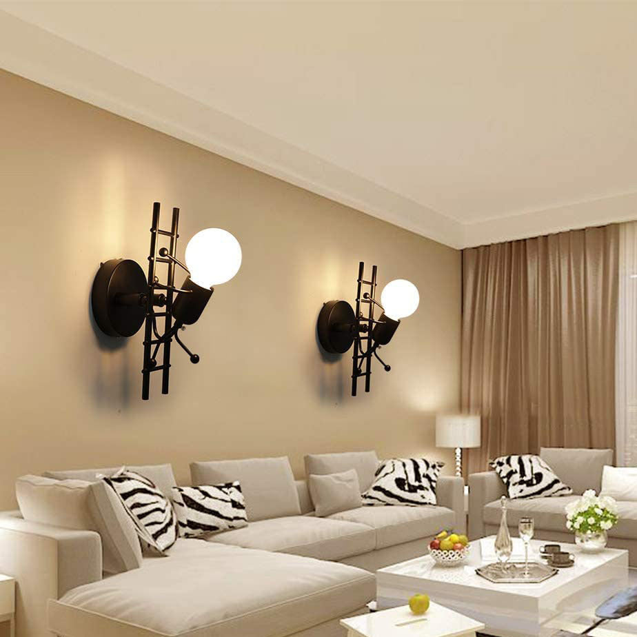 Matchmaker Staircase Iron Bedroom Wall Lamp