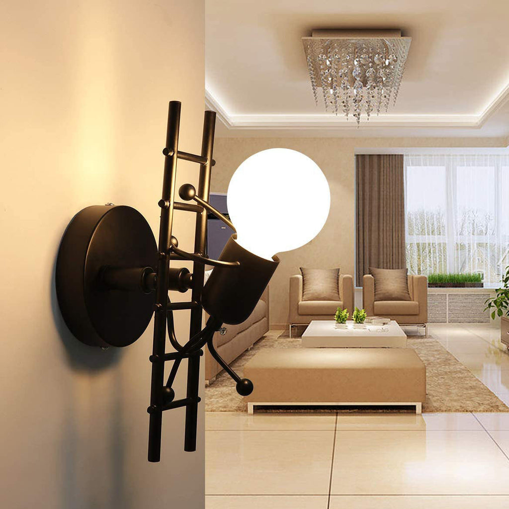 Matchmaker Staircase Iron Bedroom Wall Lamp