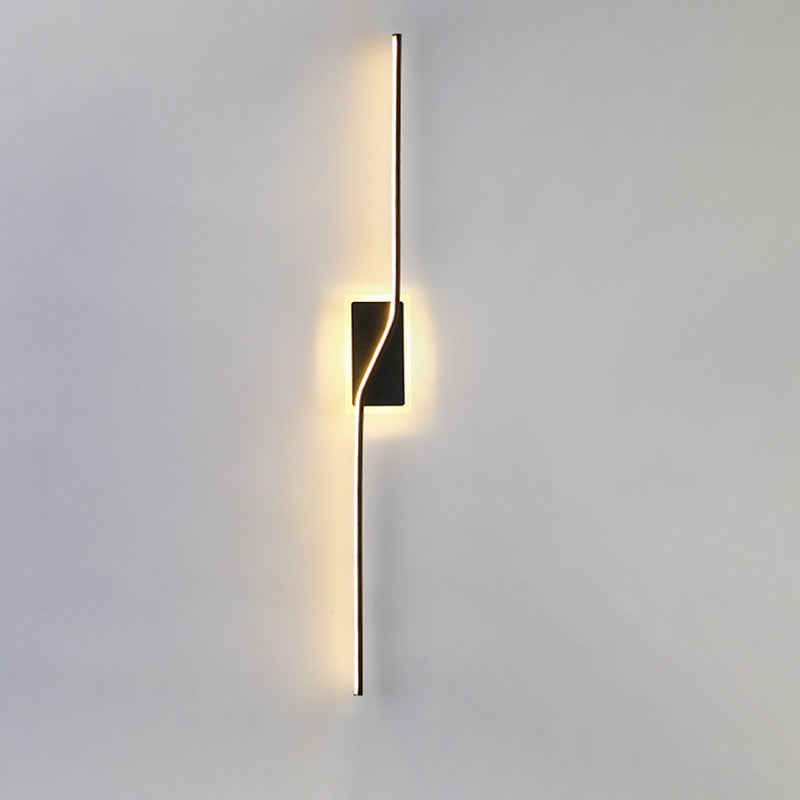 Long Strip Iron Silicone Wall Lamp