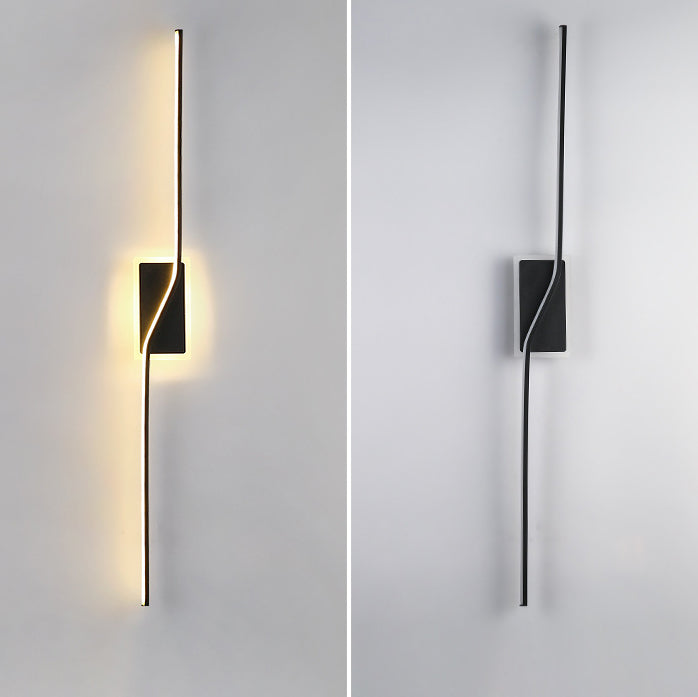 Long Strip Iron Silicone Wall Lamp