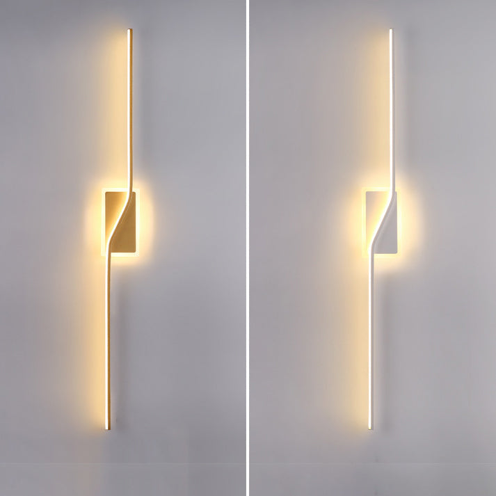 Long Strip Iron Silicone Wall Lamp