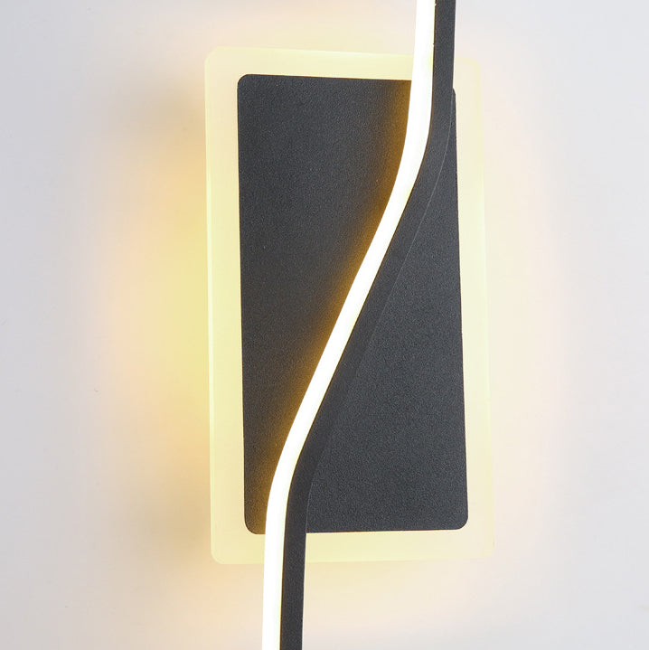 Long Strip Iron Silicone Wall Lamp