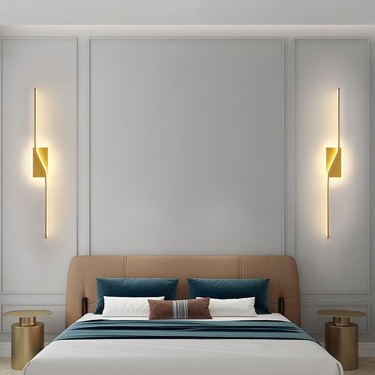 Long Strip Iron Silicone Wall Lamp