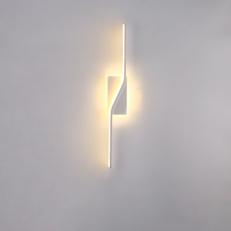 Long Strip Iron Silicone Wall Lamp