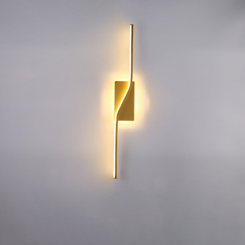 Long Strip Iron Silicone Wall Lamp