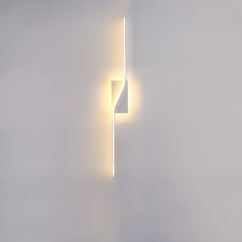 Long Strip Iron Silicone Wall Lamp