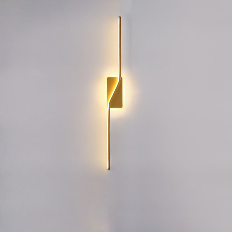 Long Strip Iron Silicone Wall Lamp
