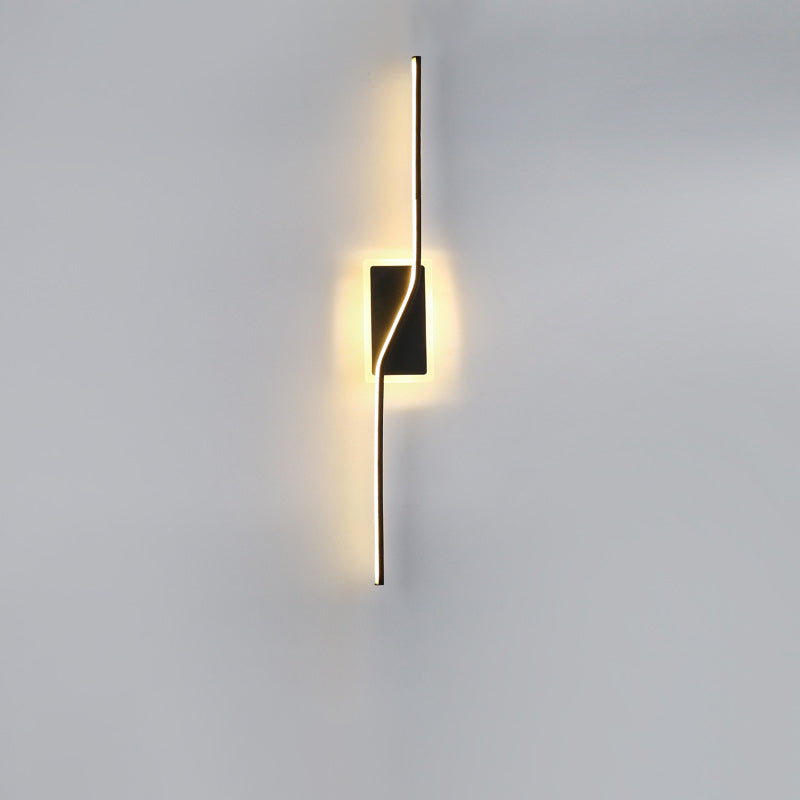 Long Strip Iron Silicone Wall Lamp