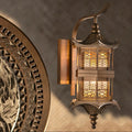 Tower Rectangular Metal Patio Outdoor Light