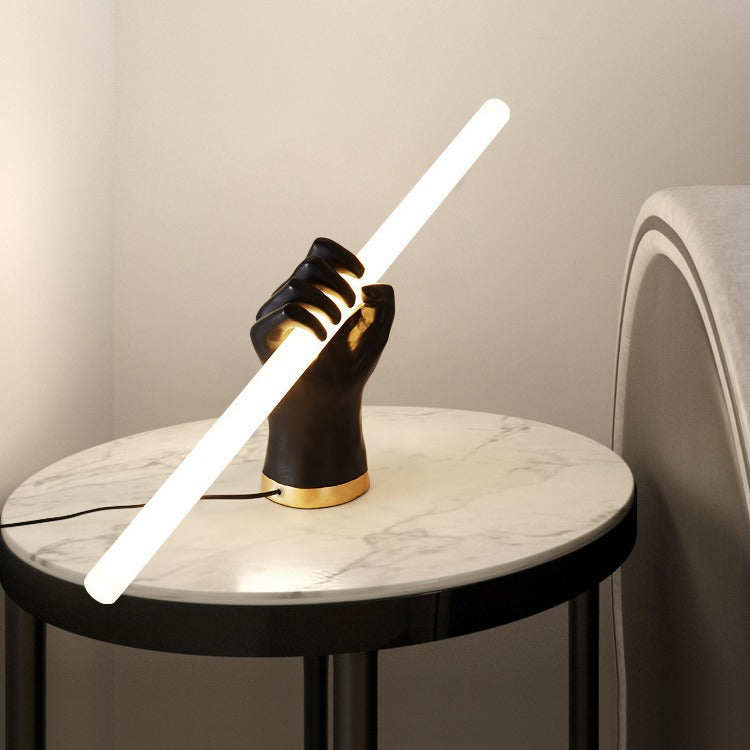 Palm Resin Acrylic Bedroom Wall Lamp