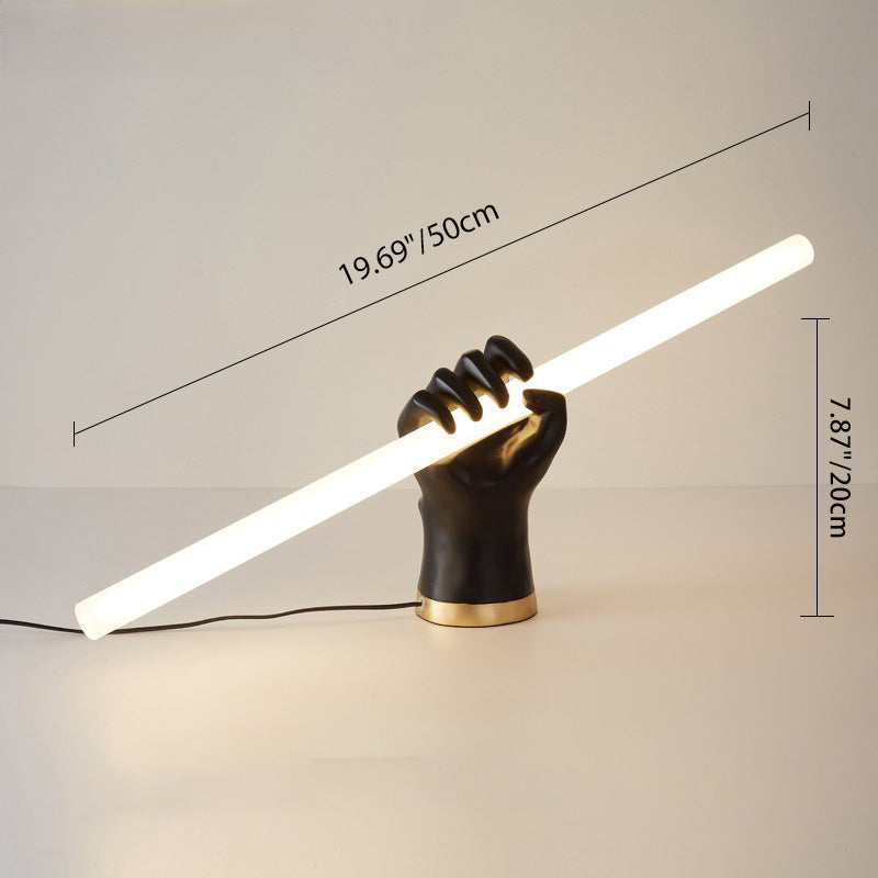 Palm Resin Acrylic Bedroom Wall Lamp