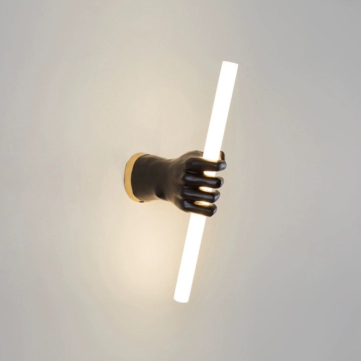 Palm Resin Acrylic Bedroom Wall Lamp