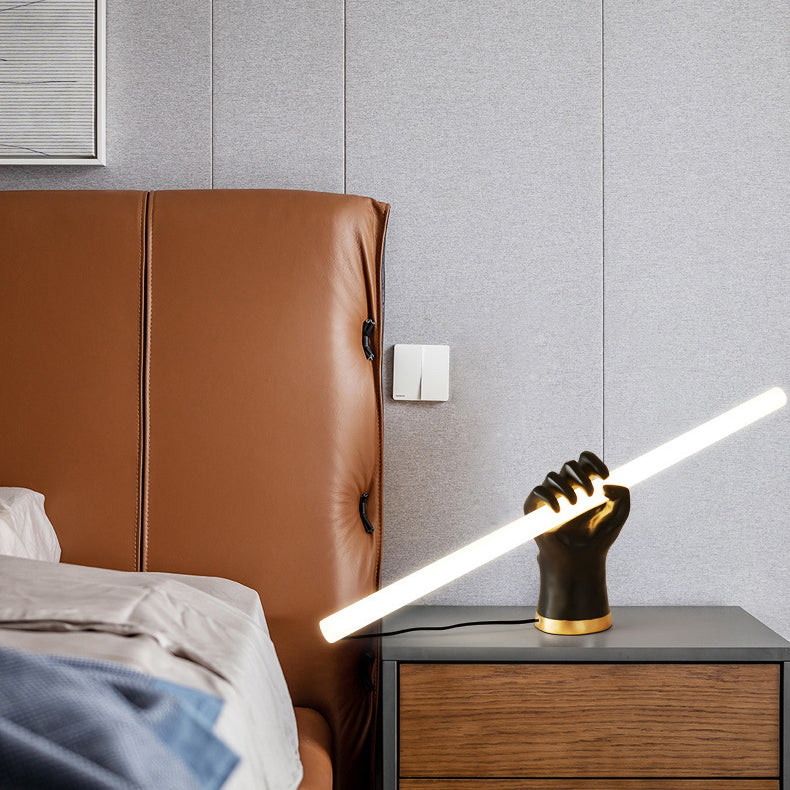 Palm Resin Acrylic Bedroom Wall Lamp