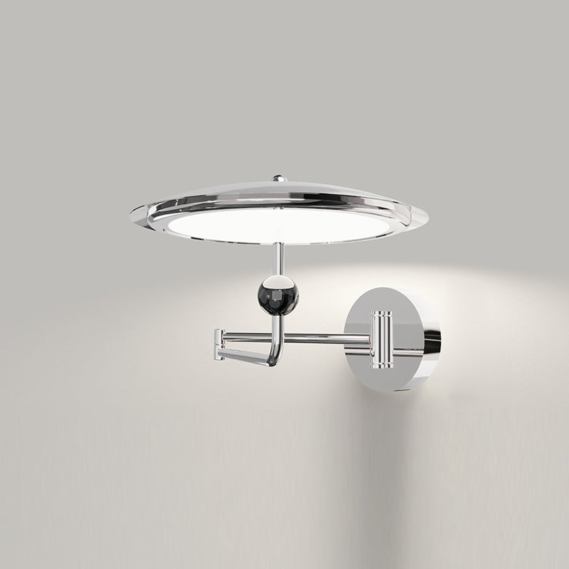 Flying Saucer Metal Acrylic Wall Lamp