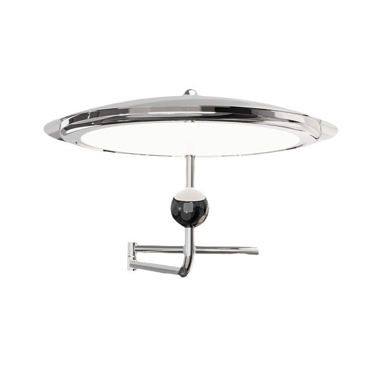 Flying Saucer Metal Acrylic Wall Lamp