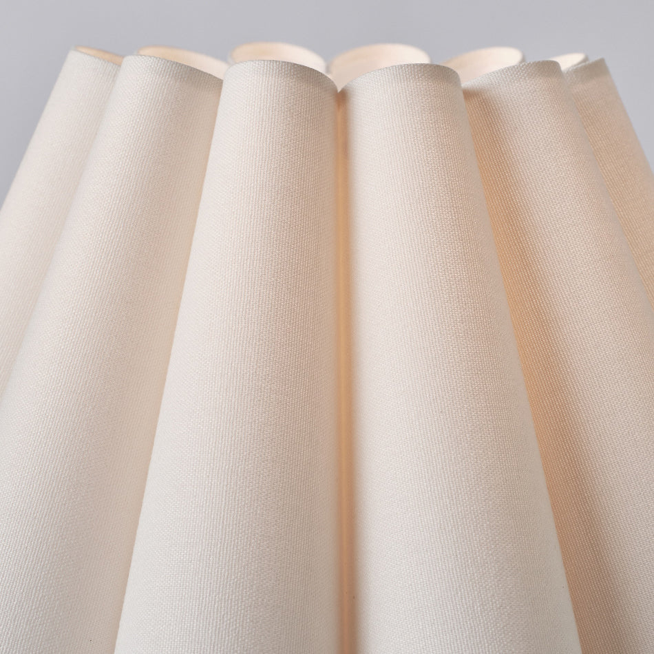 Tapered Cotton Linen Solid Table Lamp