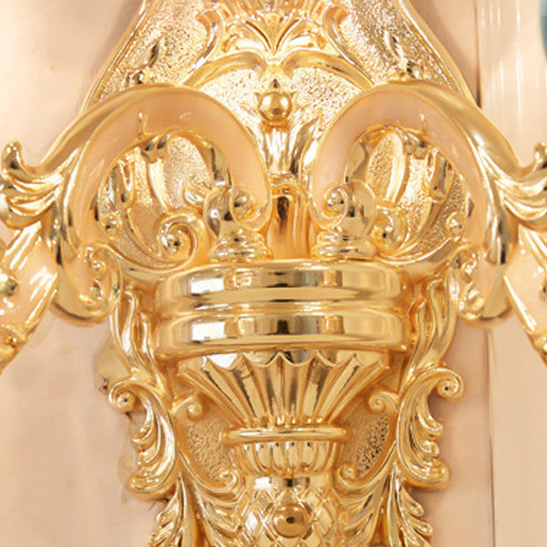 Bowl Crystal Ceramic Zinc Wall Lamp