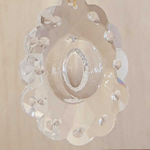 Bowl Crystal Ceramic Zinc Wall Lamp